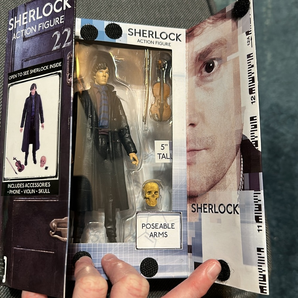 Unopened Sherlock Holmes Action Figure - Picture 2 of 6